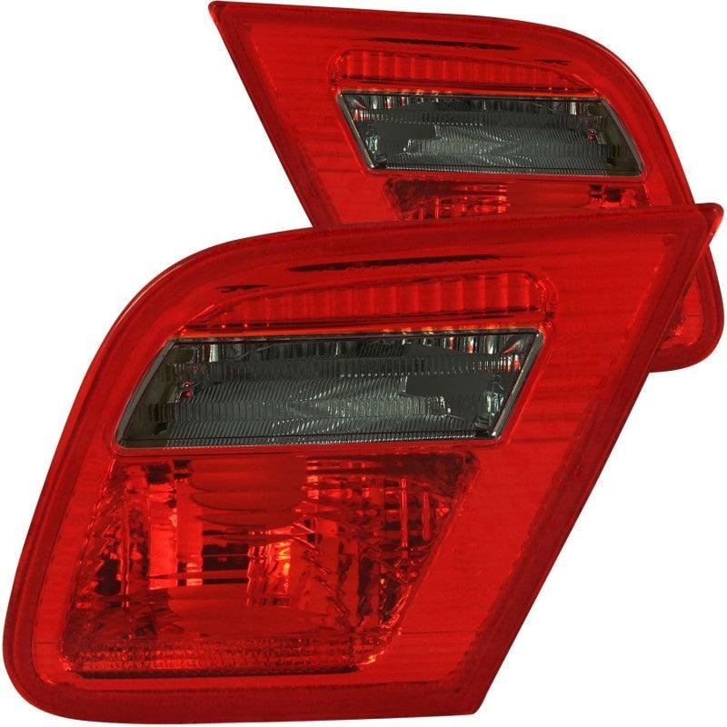 ANZO 2000-2003 BMW 3 Series E46 Taillights Red/Smoke – Inner