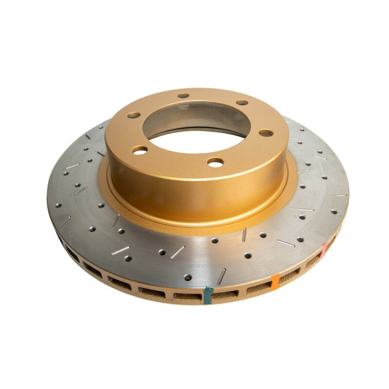 DBA 7/96+Toyota Landcruiser 90 Series Front Drilled & Slotted 4000 Series Rotor