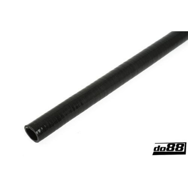 Silicone Hose Black Flexible smooth 1,125” (28mm)