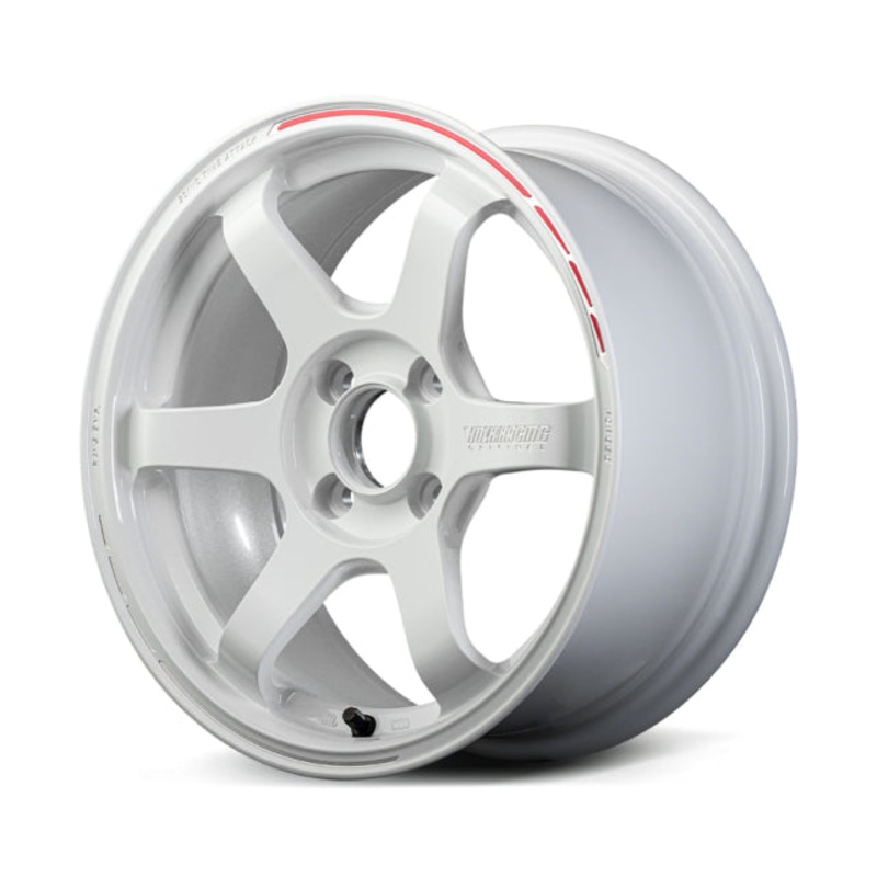 Volk Racing TE37 Sonic Time Attack Wheel  – 15×6.5 +37 | 4×100 |  White / REDOT