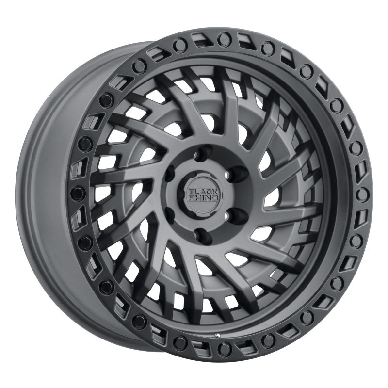 17×9.0 Black Rhino Shredder Matte Gunmetal w/Black Ring
