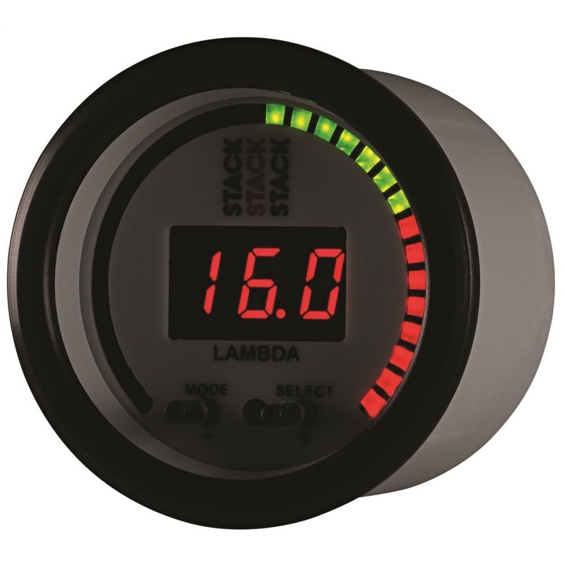 Autometer Stack 52mm Pro-Control Wideband Air/Fuel Ratio (Lambda) Gauge – White
