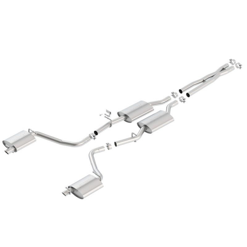 Borla 15-23 Dodge Charger 3.6L V6 S-Type Cat Back Exhaust (Uses Factory Valence)