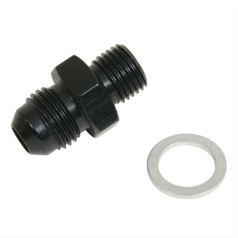 Fragola -6AN x 12mm x 1.25 Male Adapter-Solex – Black