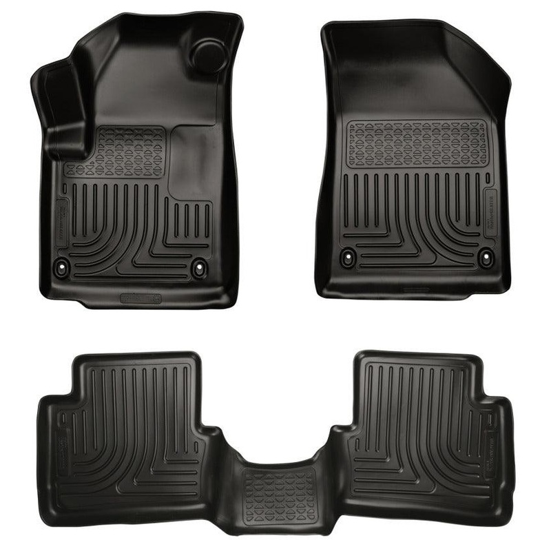 Husky Liners 2013 Dodge Dart WeatherBeater Black Front & 2nd Seat Floor Liners