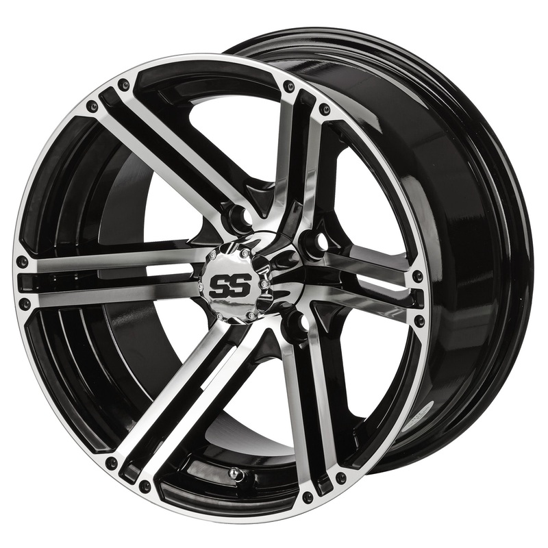 LSI 12″ Yukon Black & Machined Wheel