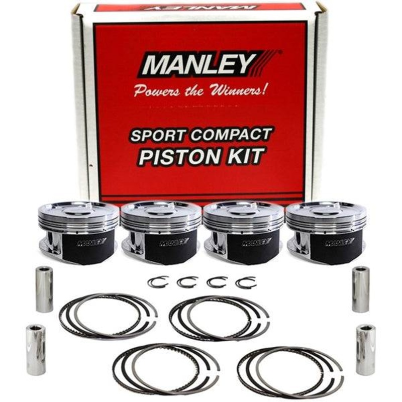 Manley PLATINUM SERIES Turbo Tuff Forged Pistons Subaru WRX EJ255 75mm De-Stroke Crank 99.5mm -18cc 8.5:1