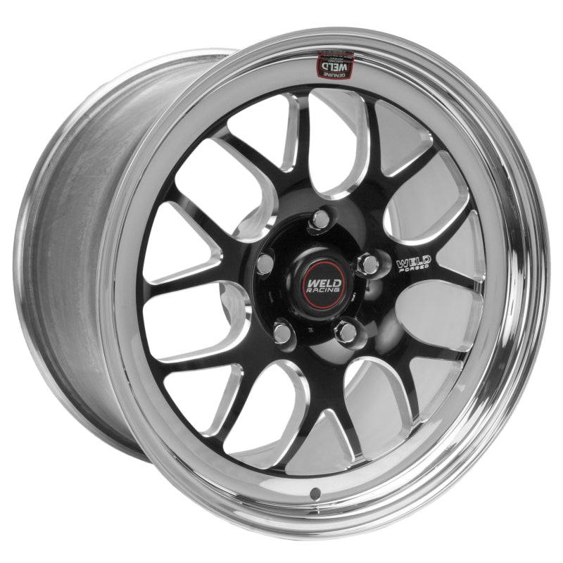 Weld S77 17×10.5 / 5x115mm BP / 6.7in. BS Black Wheel (High Pad) – Non-Beadlock