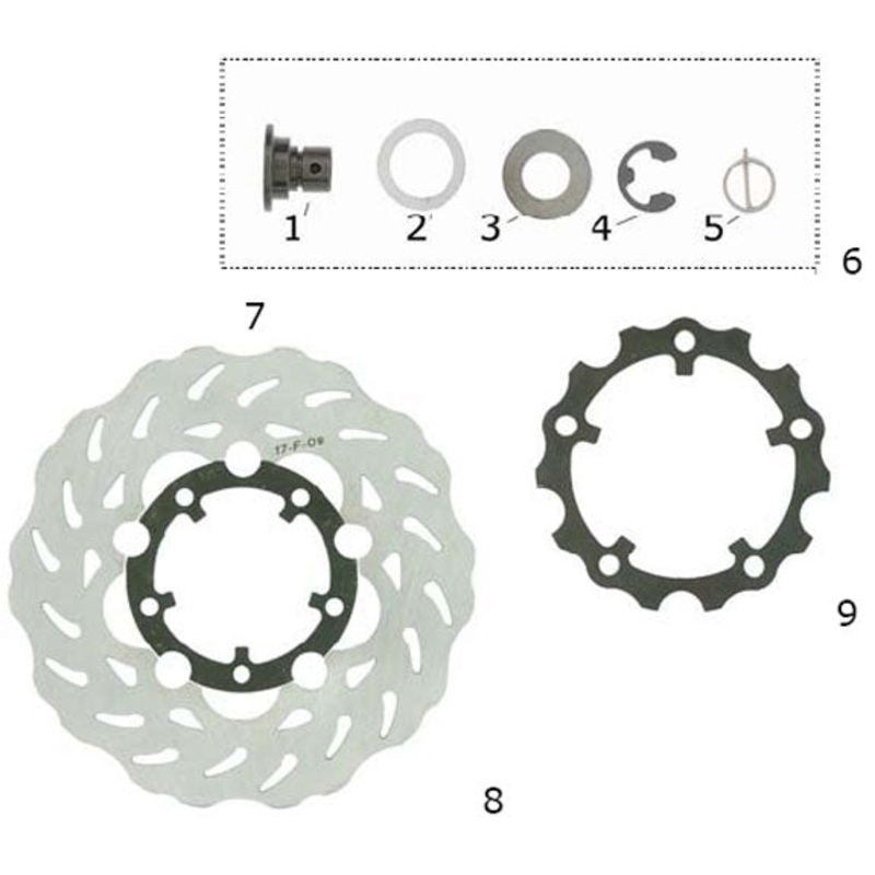 5. AFS.00232 CRG Elastic Brake Pin Safety Clip NEWAGE