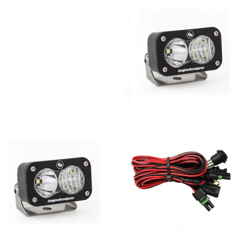 Baja Designs S2 Sport Driving Combo Pattern Pair LED Work Light – Clear