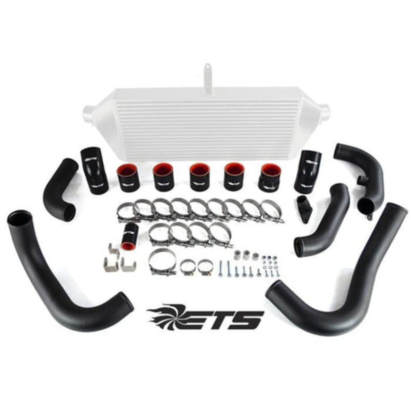 ETS Front Mount Intercooler Piping Kit Wrinkle Black Subaru STI 2008-2014 | 200-20-ICP-001