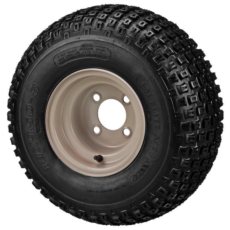 LSI 8″ Stone Steel Wheel and Tire Combo (Centered)(Yamaha)
