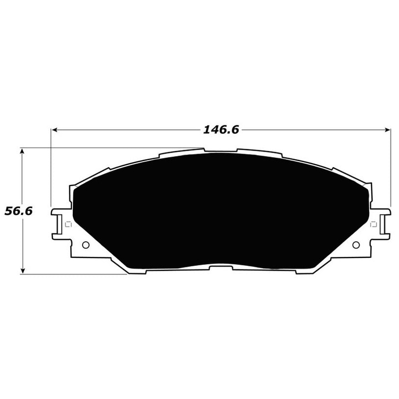 Porterfield Brake Pads for 2010 PONTIAC VIBE GT