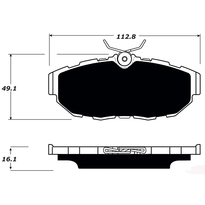 Porterfield Brake Pads for 2014 FORD MUSTANG w/Perf. Brake Pkg.