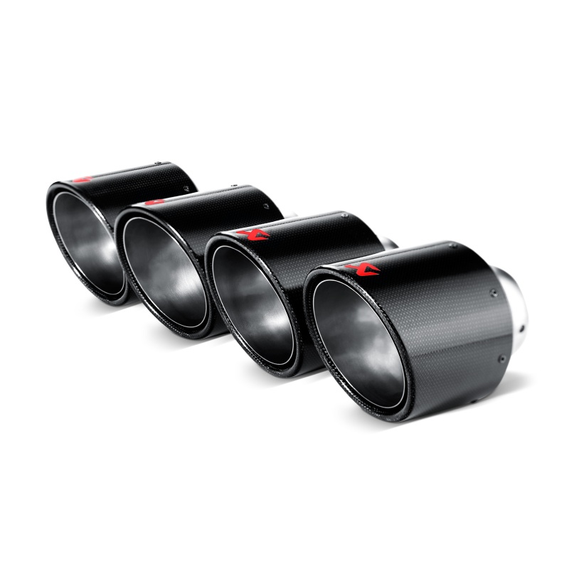 Akrapovic 06-13 Chevrolet Corvette ZO6/ZR1 (C6) Tail Pipe Set (Carbon 125 mm)