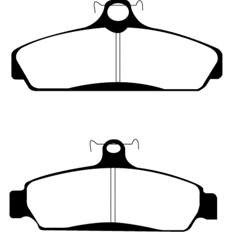 EBC 83-87 Chevrolet Corvette (C4) 5.7 Yellowstuff Front Brake Pads