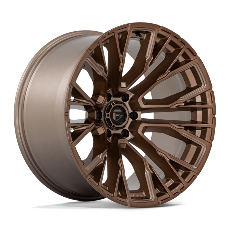 Fuel Wheels D850 Rebar 22″ 6×139.7 Platinum Bronze Milled