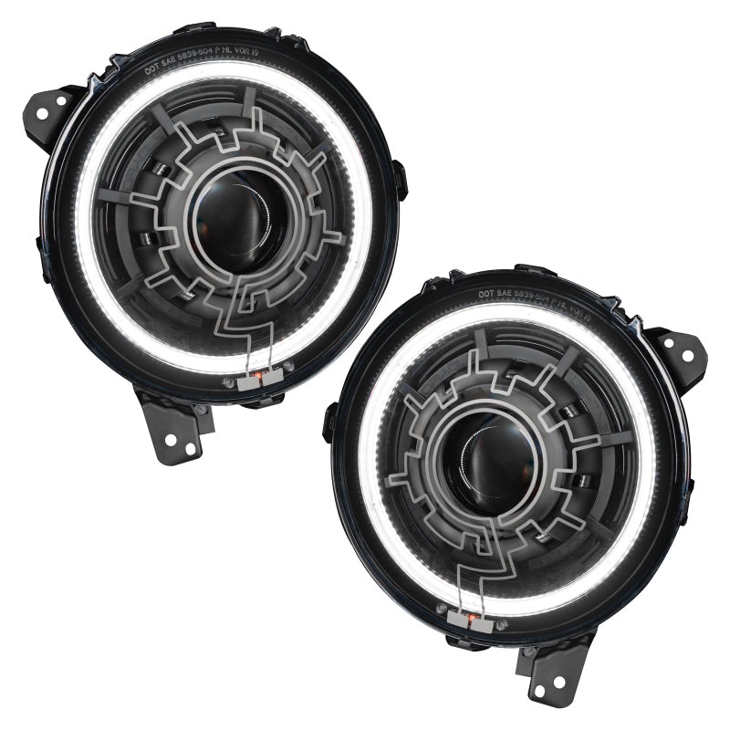Oracle Lighting 18-22 Jeep Wrangler JL Oculus Bi-LED Projector Headlights