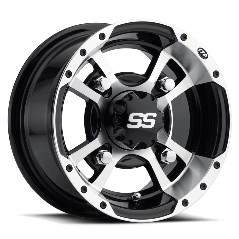SS112 Sport 10×8 Black Wheel by ITP
