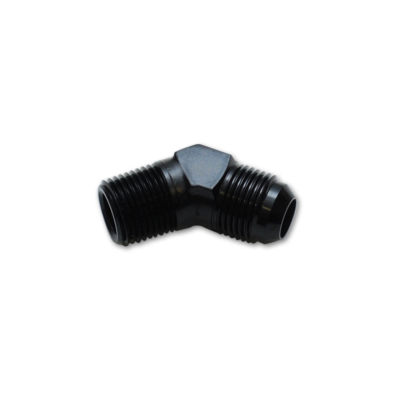 Vibrant 45 Degree Adapter Fitting (AN to NPT) -6AN x 1/8in NPT