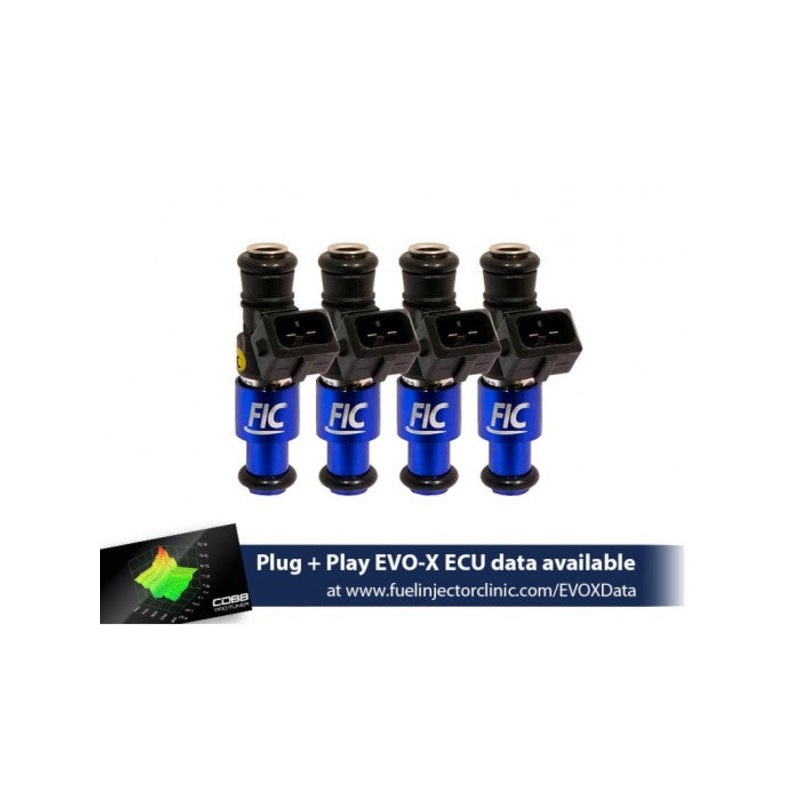 Fuel Injector Clinic (FIC) 1200cc Injector Set for VW / Audi (4 cyl, 53mm) (High-Z)