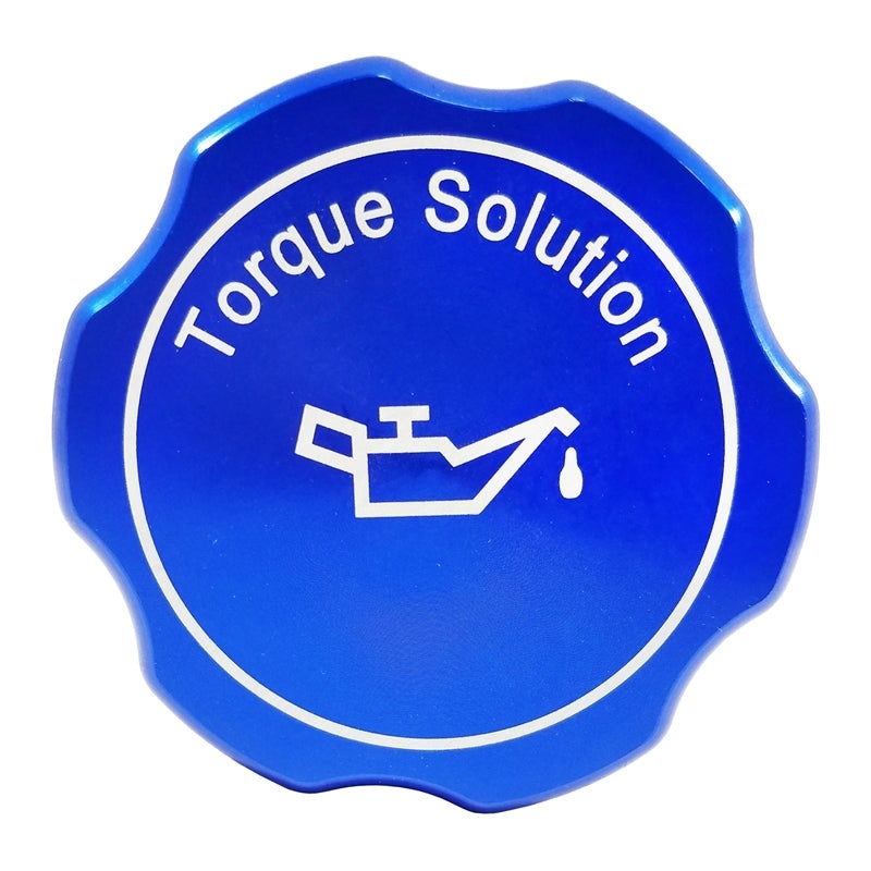 Torque Solution Billet Oil Cap 89+ Subaru  – Blue