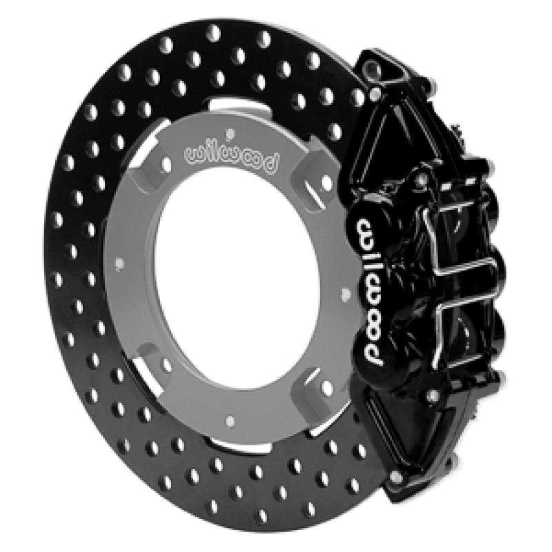 Wilwood 17-21 Can-Am X3RS Black 6-Piston Rear Kit 11.25in – Drilled Rotors