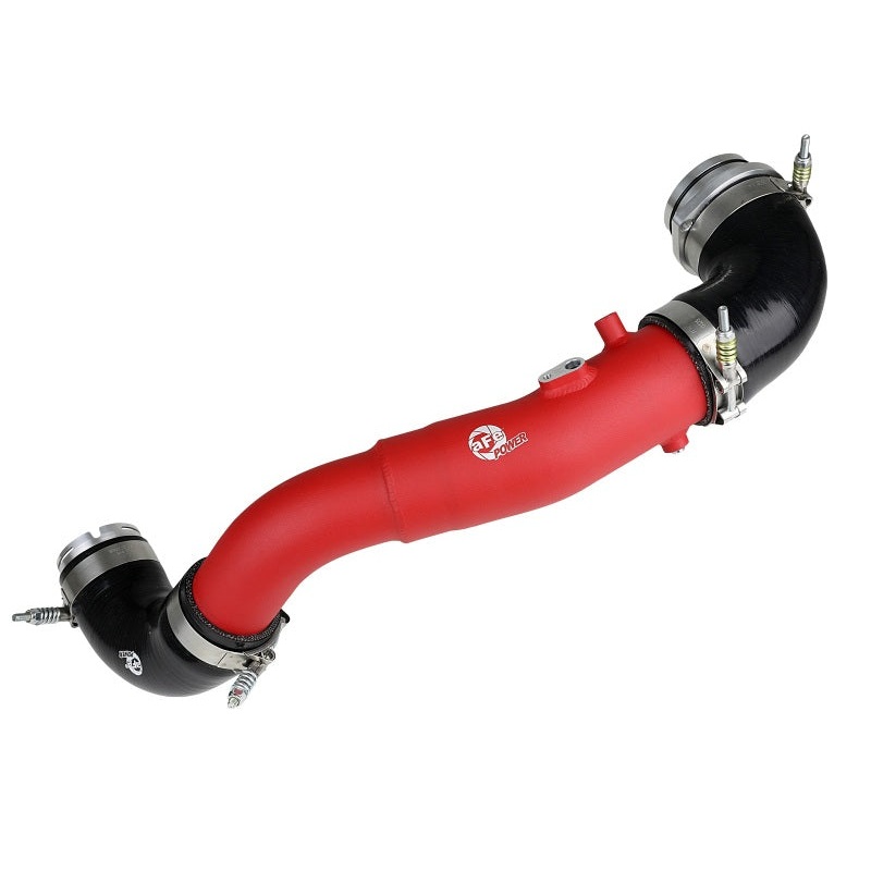 aFe BladeRunner 2-1/2 IN Aluminum Hot Charge Pipe (Red) – 2020+ Toyota GR Supra 3.0L (A90/A91)