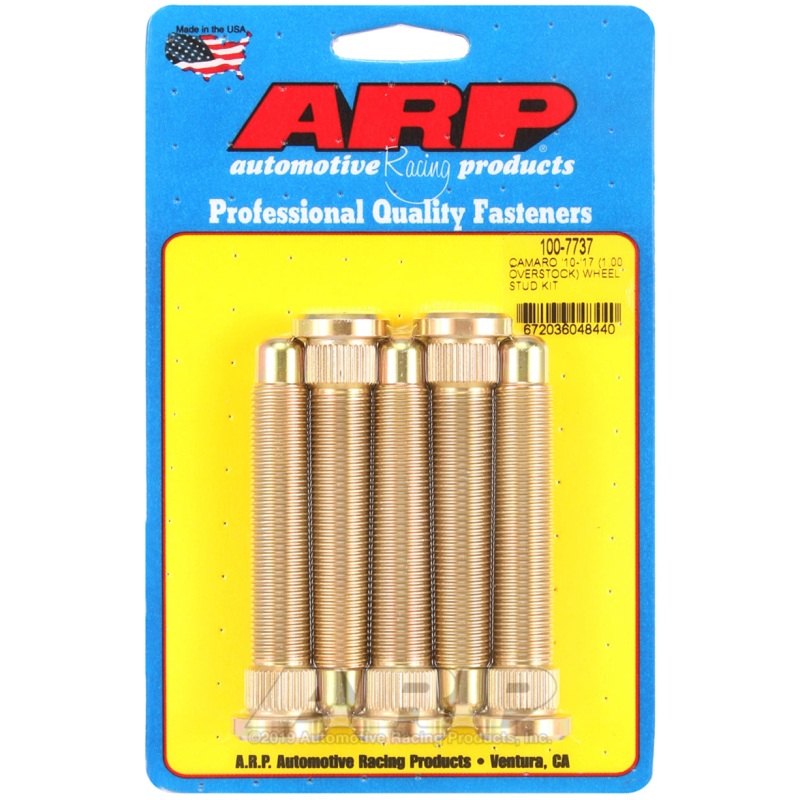 ARP 10-17 Chevrolet Camaro M14 1in Over Stock Length Wheel Stud Kit