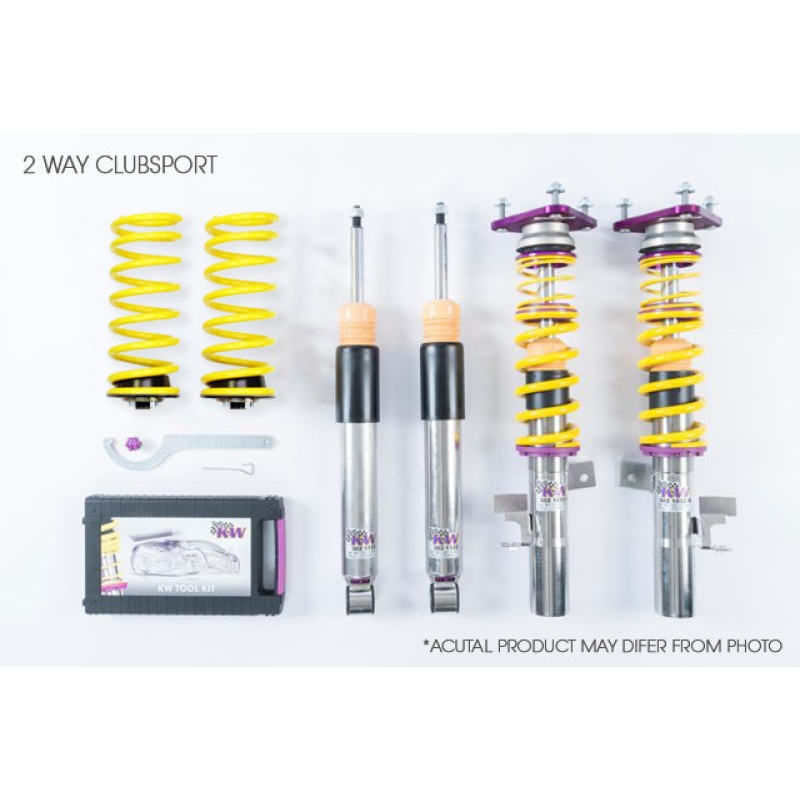KW Suspension V3 2-Way Clubsport Coilovers w/ EDC – 14-21 BMW 2-Series