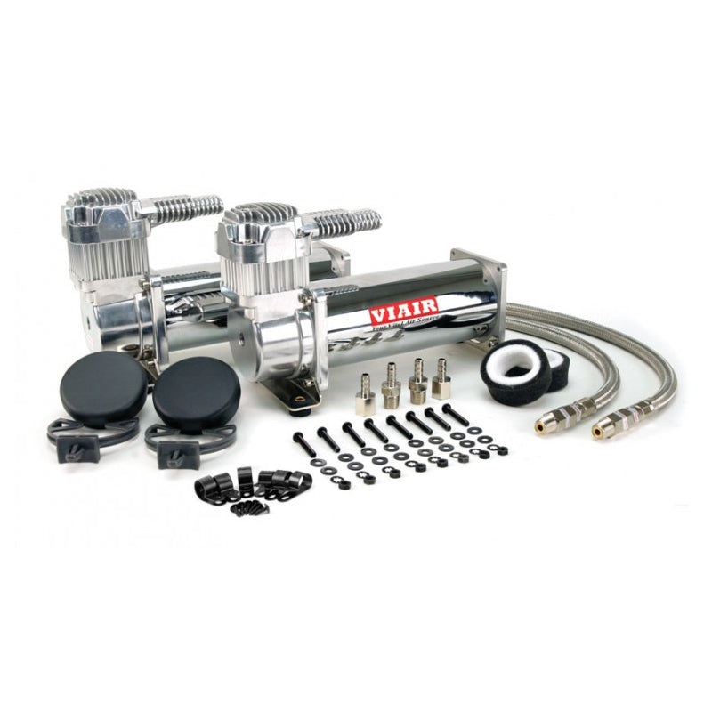 Air Lift Performance VIAIR 444C Dual Chrome Compressors – 200 PSI – Universal