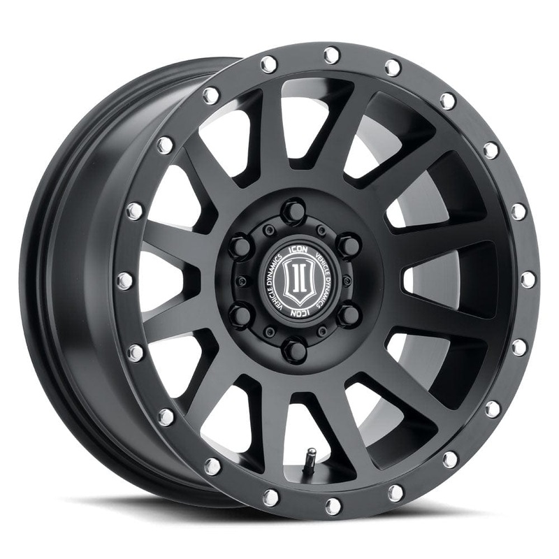 ICON Alloys Compression 20″ 5×150 Satin Black
