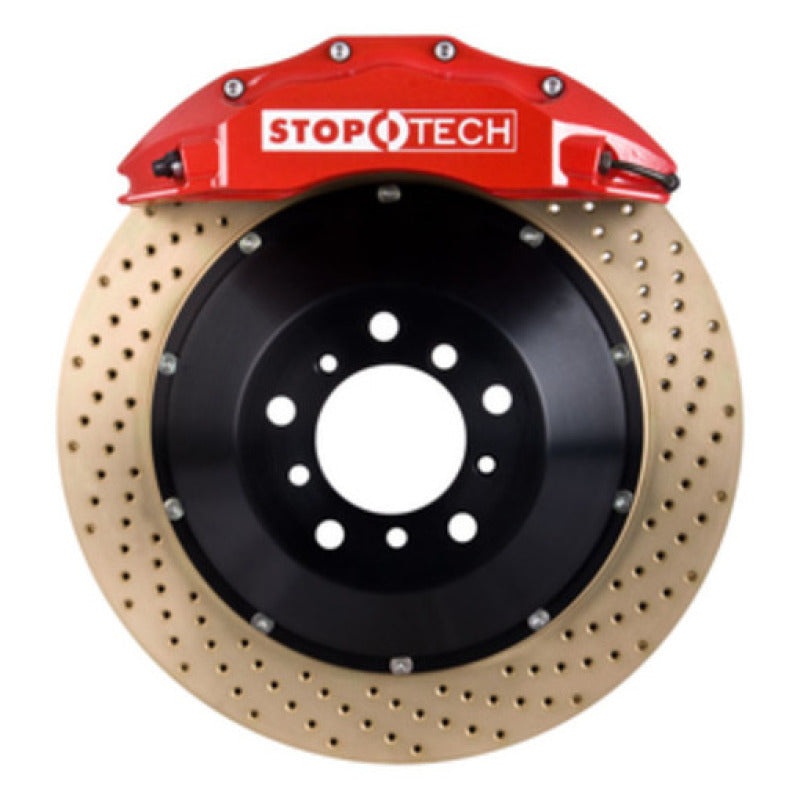StopTech BBK 07-09 BMW 335i/335d Front 355×32 Drilled 2pc Rotors ST-60 Red Calipers
