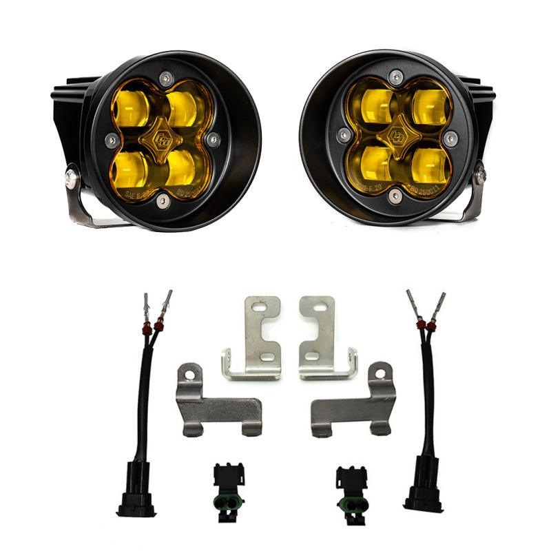 Baja Designs 12-21 Toyota Tacoma/Tundra/4Runner Squadron-R Fog Pocket Light Kit – SAE Amber