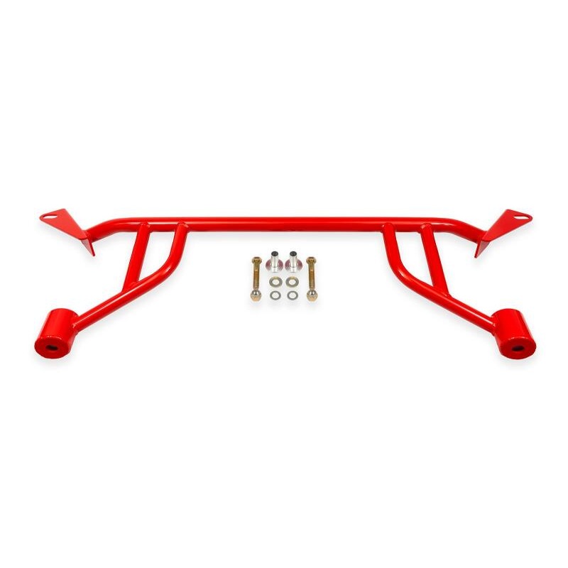 BMR 24-25 Ford Mustang S650 Chassis Brace Front Subframe 4-point – Red
