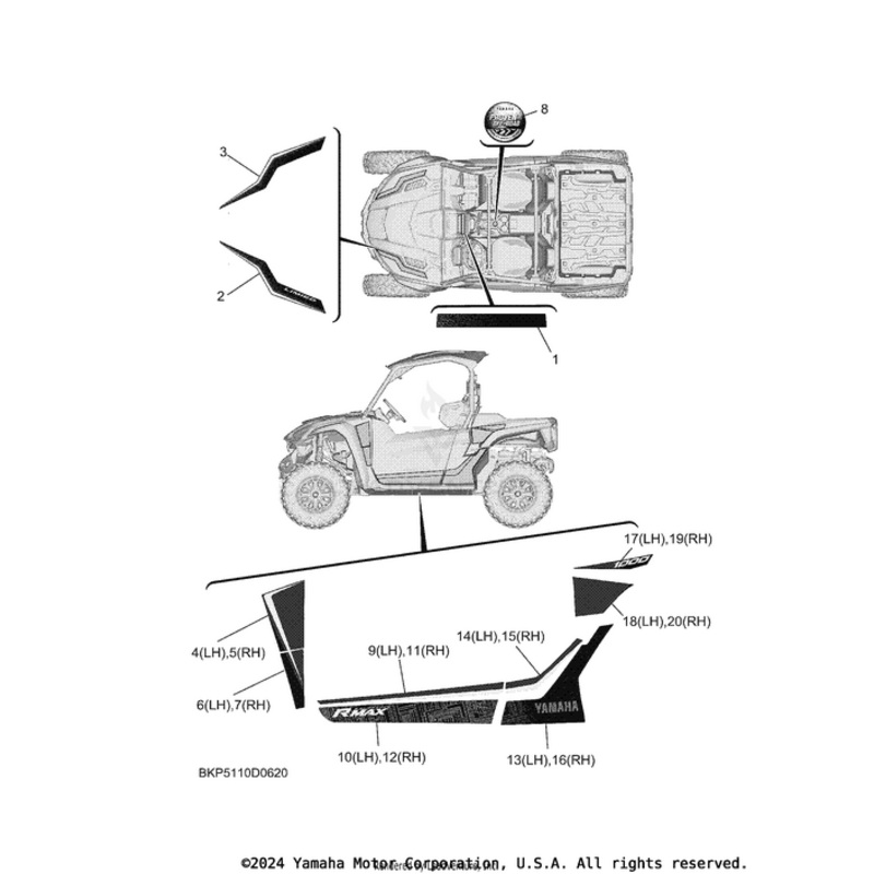Graphic 9 (LH) by Yamaha