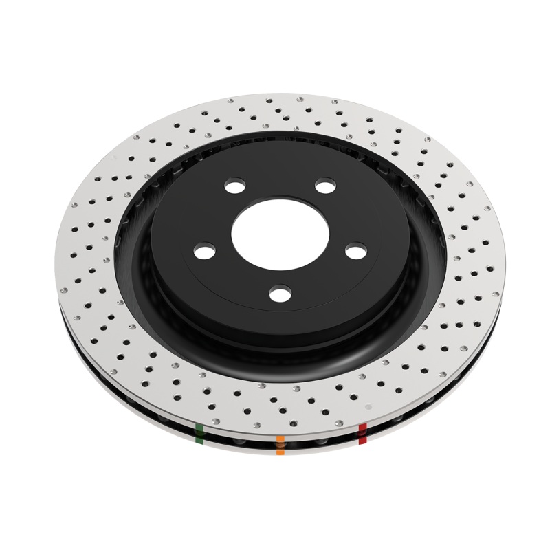 DBA 22-23 Hyundai Elantra N/Kona N Front 4000 Series Drilled/Dimpled Rotor (360x32mm)