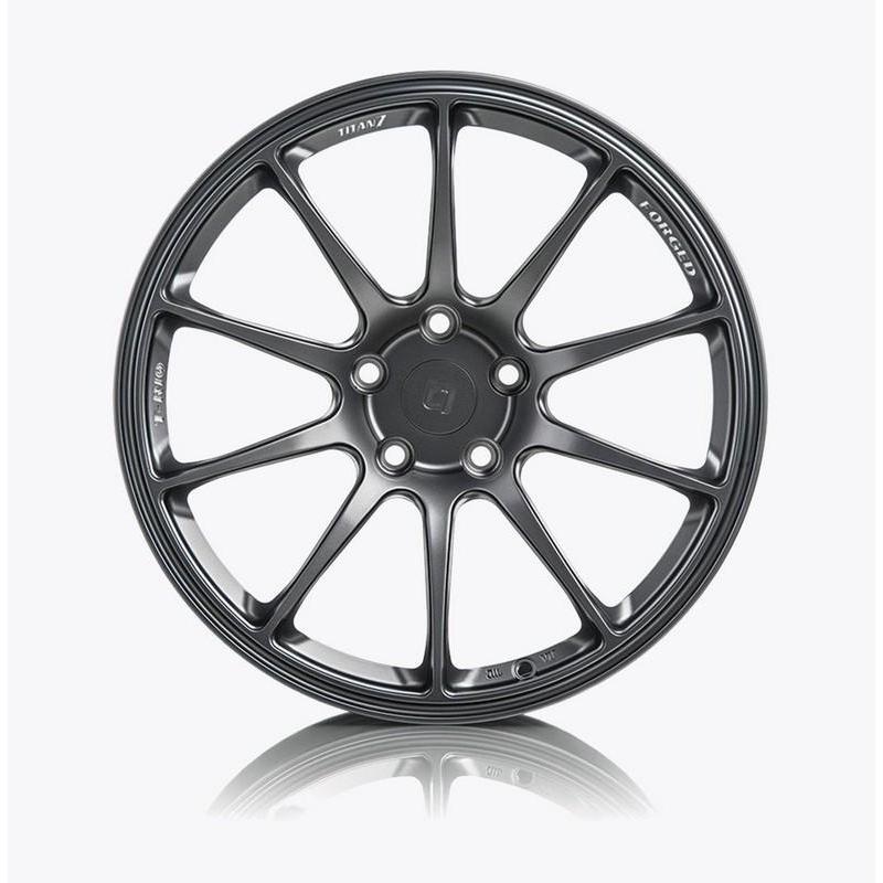 Titan 7 18 Inch T-R10 Satin Titanium Forged Wheels For Honda Civic Type R