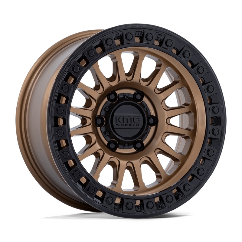 KMC Wheels KM552 IMS 18″ 5×127 Matte Bronze With Gloss Black Lip