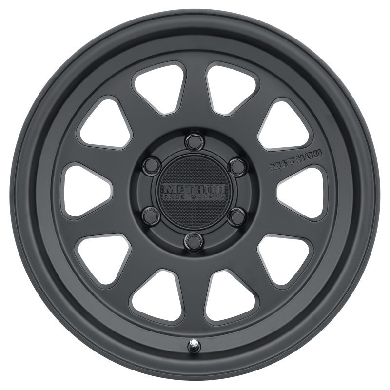 Method MR316 17×8.5 0mm Offset 6×135 87mm CB Matte Black Wheel