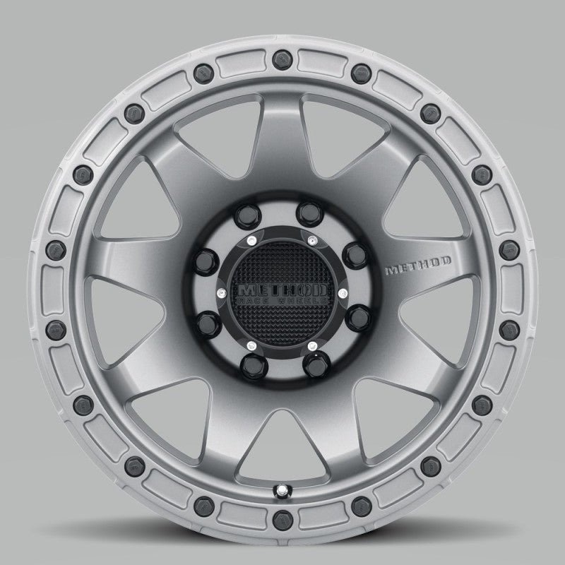 Method MR317 18×9 +18mm Offset 8×180 130.81mm CB Matte Titanium Wheel | MR31789088818