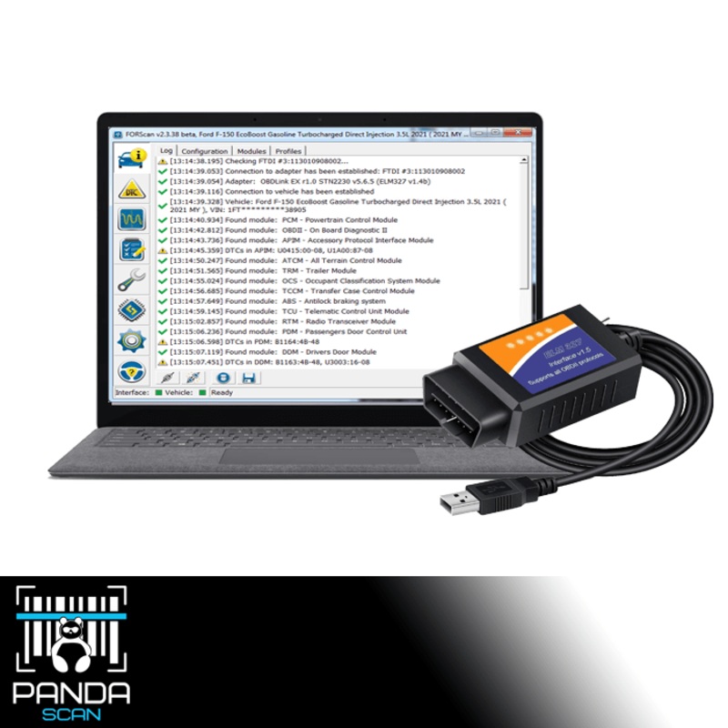 PandaScan Remote OBD2 Configuration Service – 21+ Ford Bronco