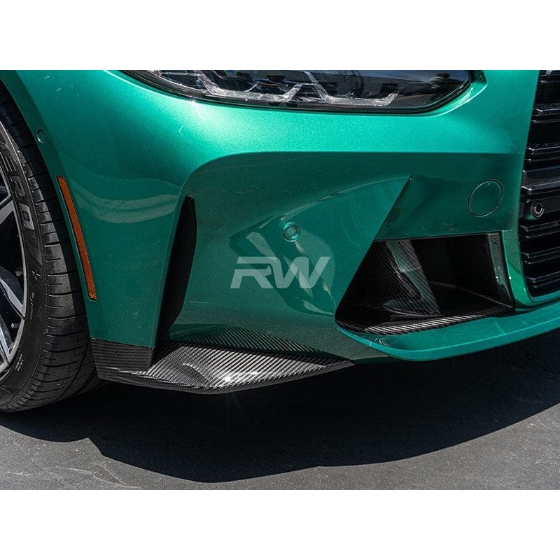 RW Carbon Style Carbon Fiber Splitters – BMW / G8X / M3 / M4 / OEM