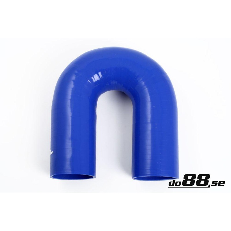 Silicone Hose Blue 180 degree 4” (102mm)