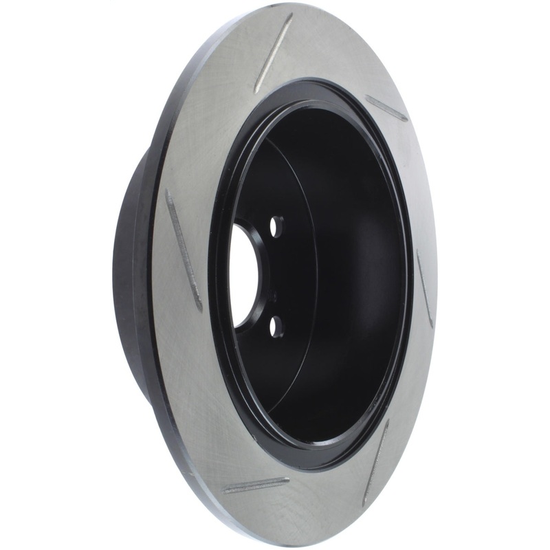 StopTech Power Slot 06-08 Subaru Legacy Wagon/Sedan 2.5i Rear Left SportStop Slotted Rotor