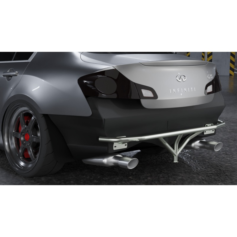 True Focus Fabrication – Infiniti G35 Sedan – Rear Standard Bash Bar