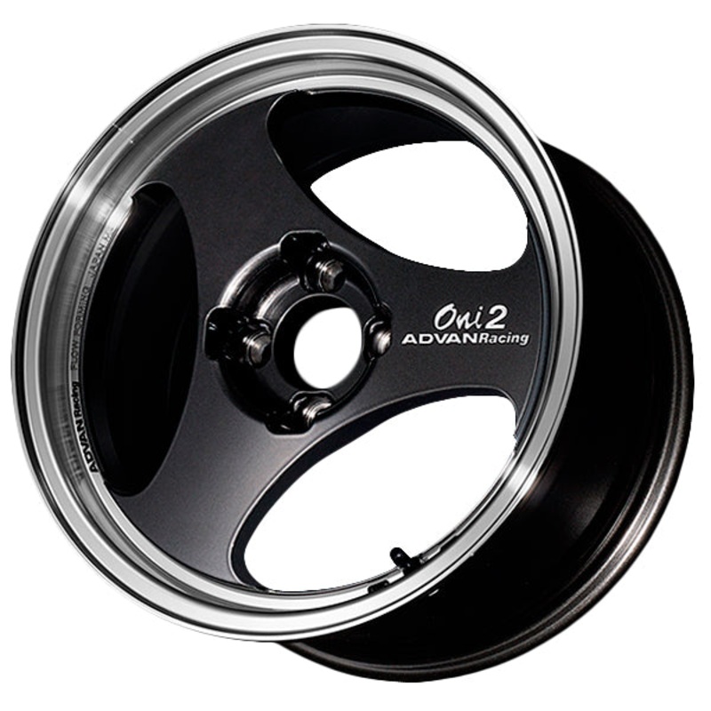 Advan Oni2 Wheel – 14×5.5 +38 | 4×100 | Machining & Black Gunmetallic