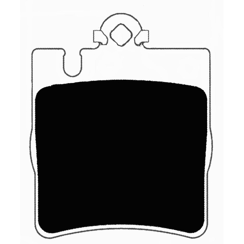 Porterfield Brake Pads for 2008 MERCEDES-BENZ CLK350 Sport