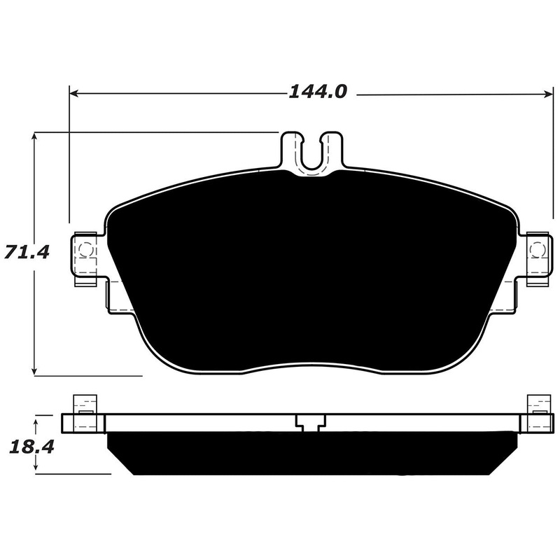 Porterfield Brake Pads for 2018 MERCEDES-BENZ B250