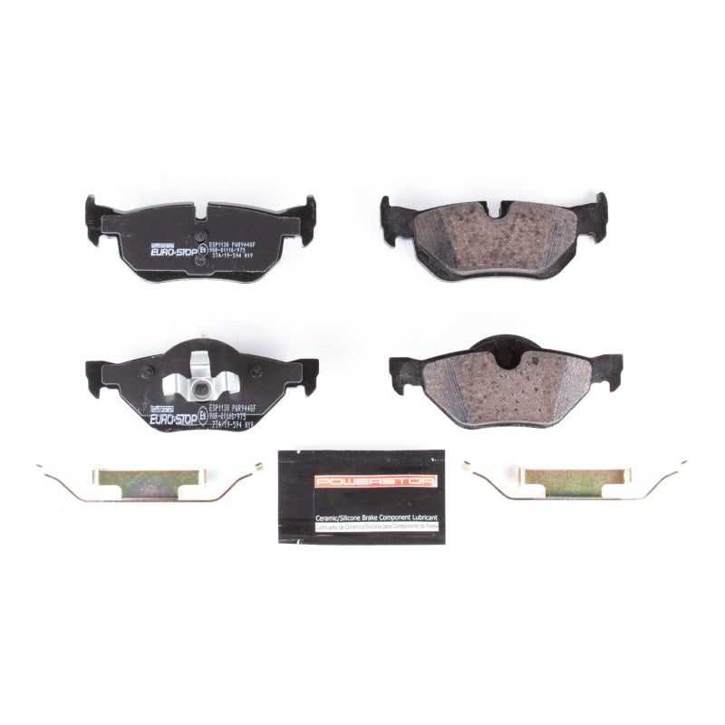 PowerStop Power Stop 12-15 BMW X1 Euro-Stop ECE-R90 Rear Brake Pads